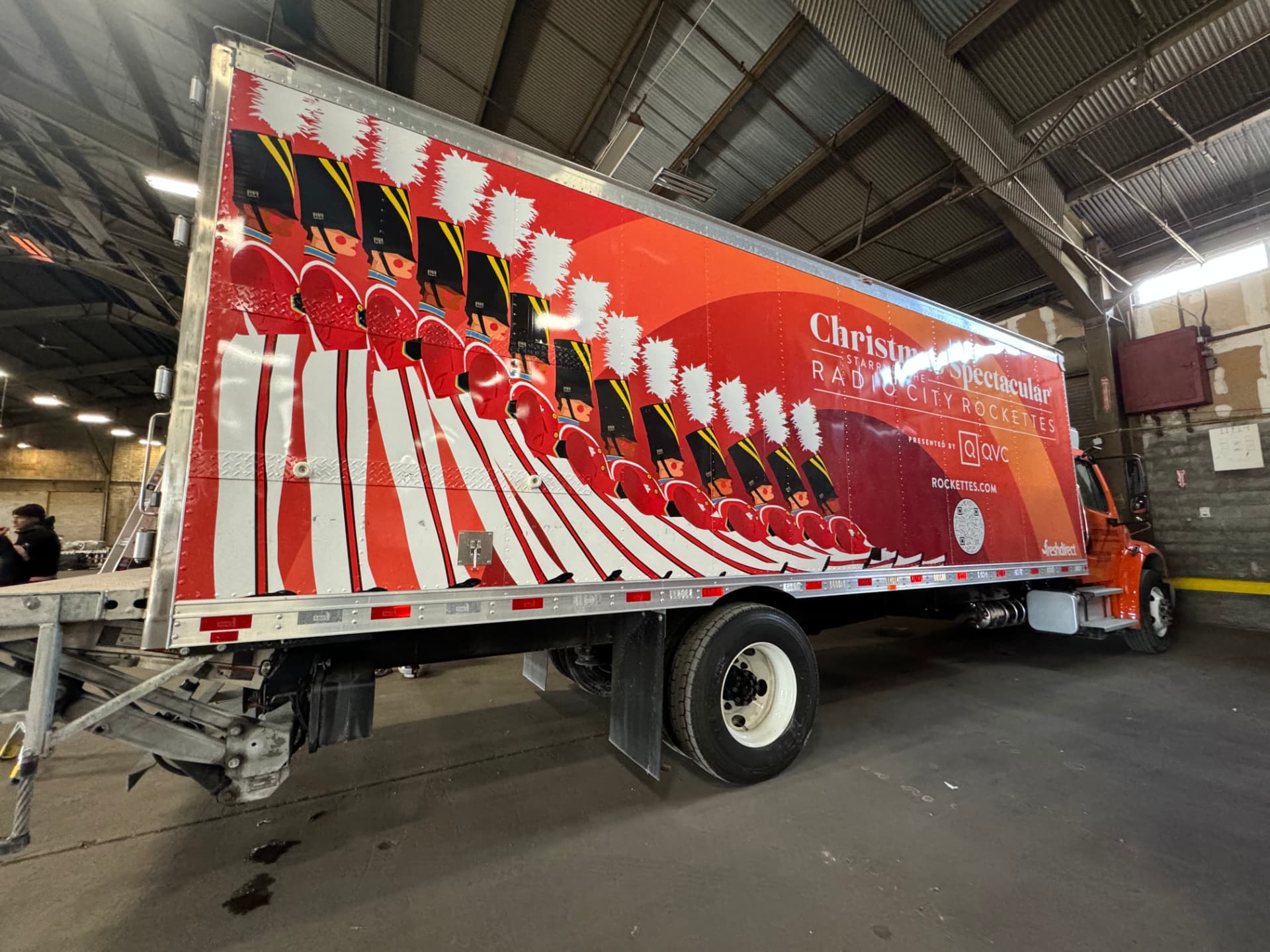 Radio City Rockettes Christmas Spectacular box truck wrap